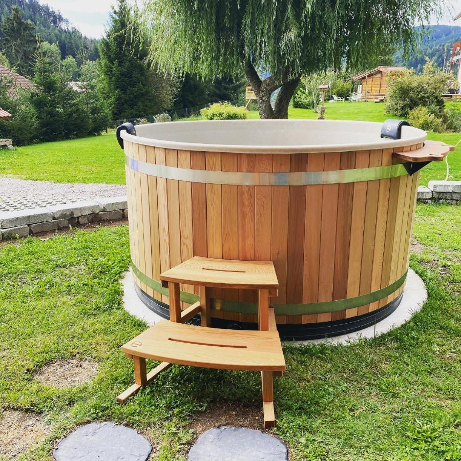 Le Chalet De La Deviniere, Bain Nordique Exterieur Chauffe Xonrupt-Longemer Buitenkant foto